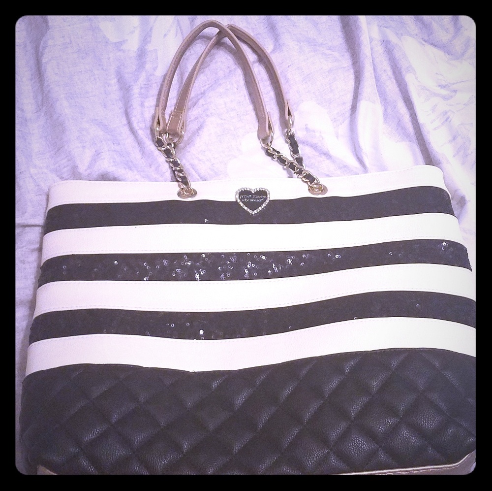 Betsy Johnson purse, eye glass case, makeup bag